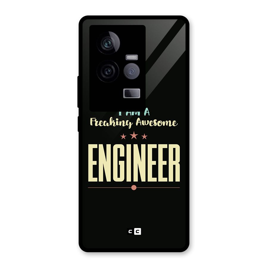 Awesome Engineer Glass Back Case for Vivo iQOO 11 5G