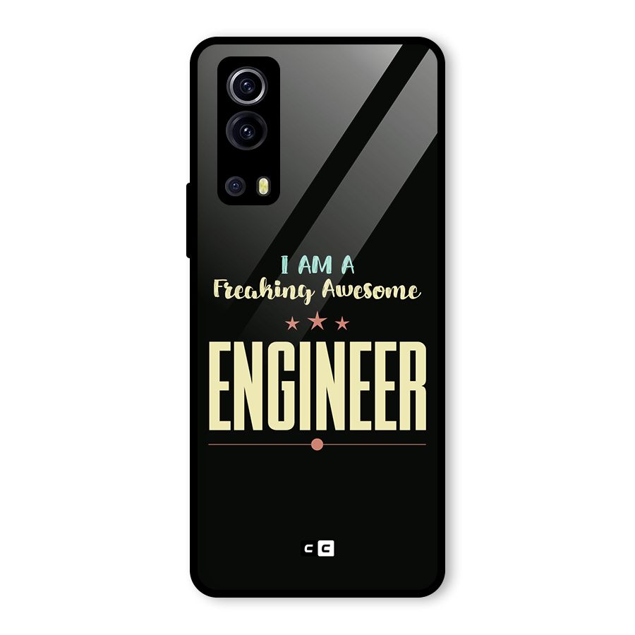Awesome Engineer Glass Back Case for Vivo iQOO Z3