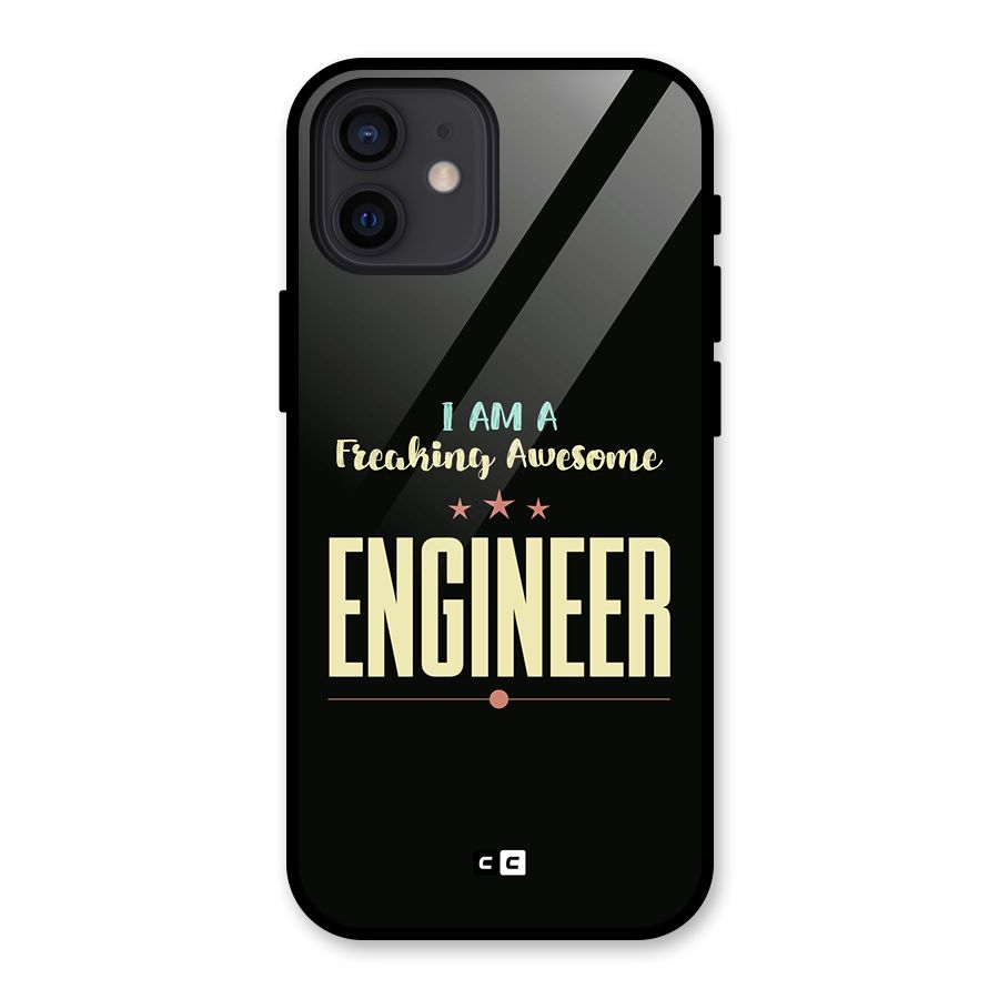 Awesome Engineer Glass Back Case for iPhone 12