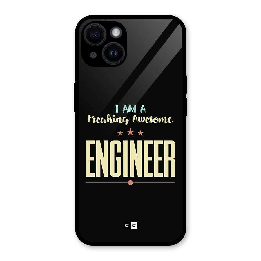 Awesome Engineer Glass Back Case for iPhone 14