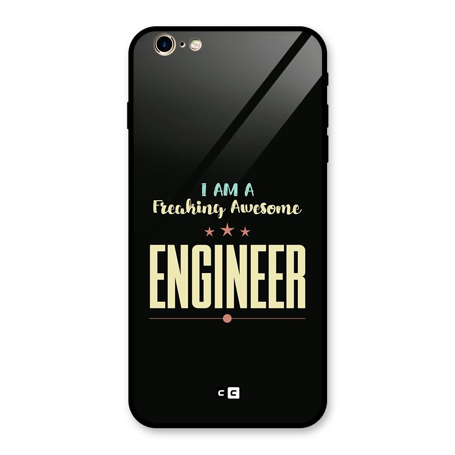 Awesome Engineer Glass Back Case for iPhone 6 Plus 6S Plus