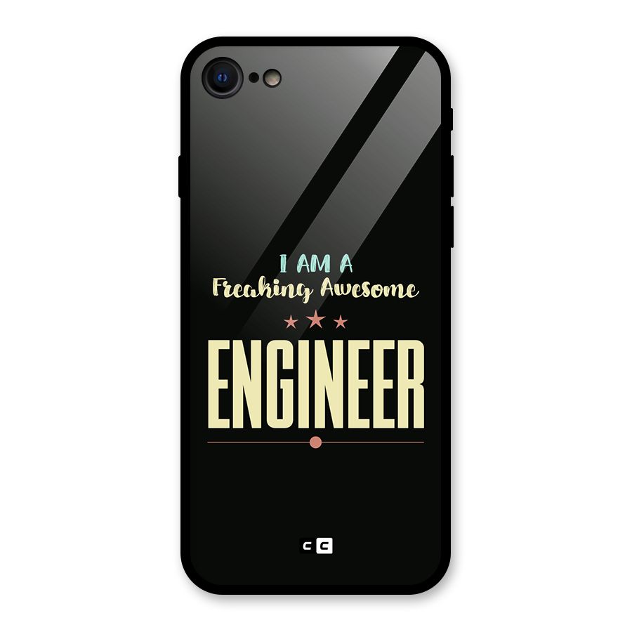 Awesome Engineer Glass Back Case for iPhone 7