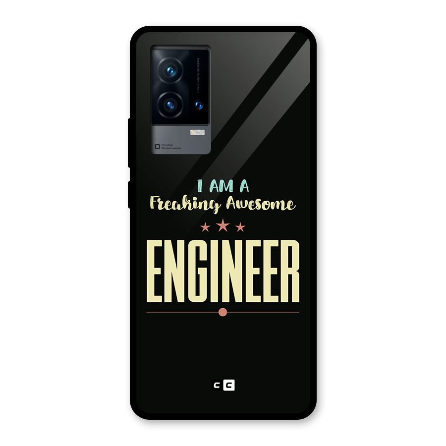 Awesome Engineer Glass Back Case for iQOO 9 5G