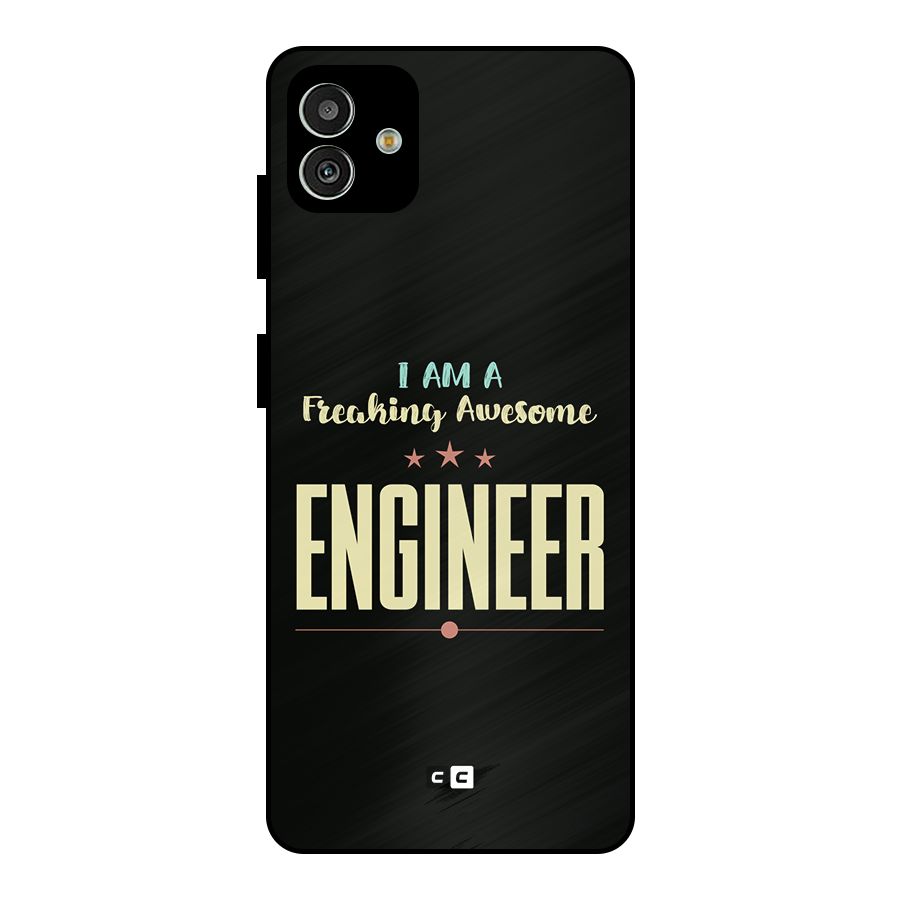 Awesome Engineer Metal Back Case for Galaxy M13 5G