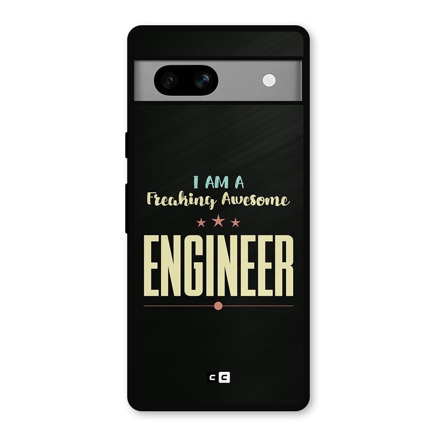 Awesome Engineer Metal Back Case for Google Pixel 7a