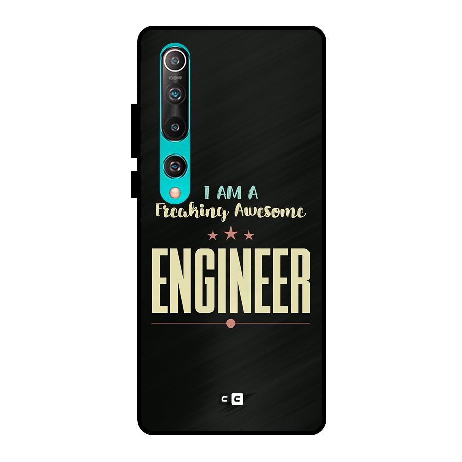 Awesome Engineer Metal Back Case for Mi 10