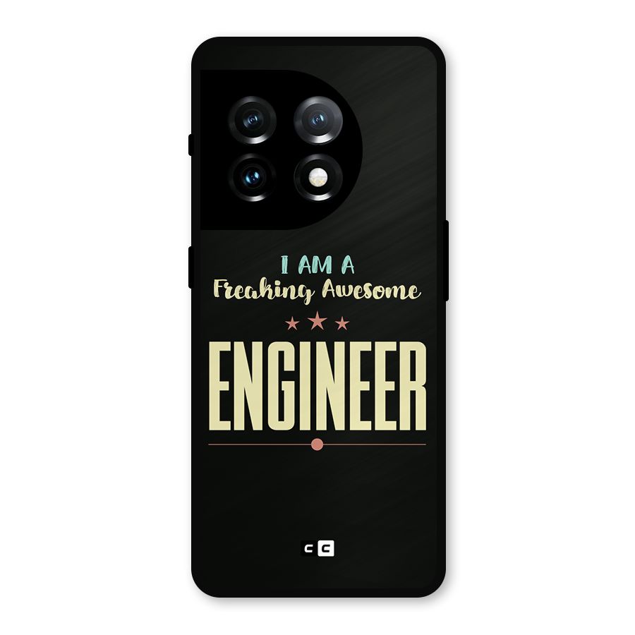 Awesome Engineer Metal Back Case for OnePlus 11