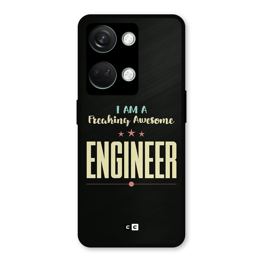 Awesome Engineer Metal Back Case for OnePlus Nord 3