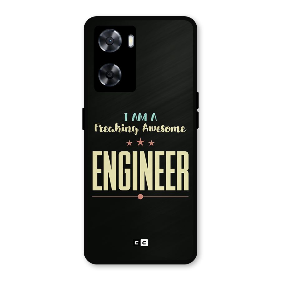 Awesome Engineer Metal Back Case for OnePlus Nord N20 SE