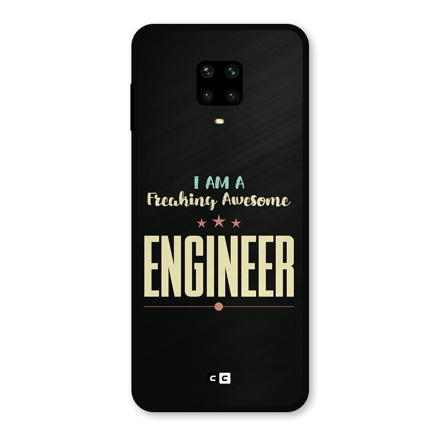 Awesome Engineer Metal Back Case for Poco M2