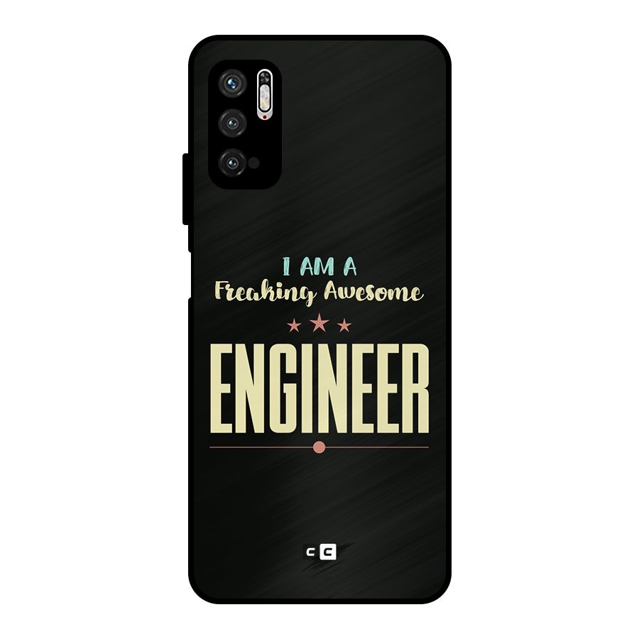 Awesome Engineer Metal Back Case for Poco M3 Pro 5G
