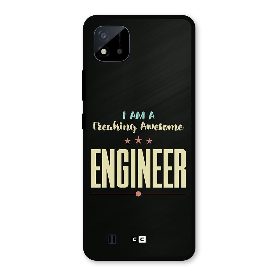 Awesome Engineer Metal Back Case for Realme C11 2021