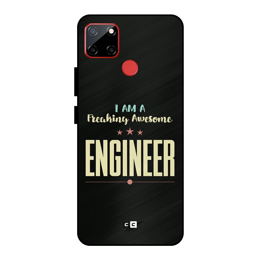 Awesome Engineer Metal Back Case for Realme C12