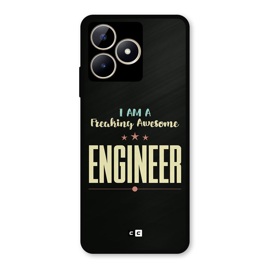 Awesome Engineer Metal Back Case for Realme C53
