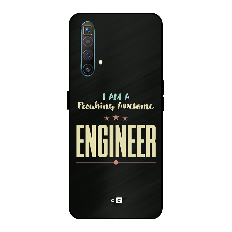 Awesome Engineer Metal Back Case for Realme X3