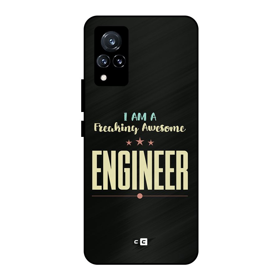 Awesome Engineer Metal Back Case for Vivo V21 5G