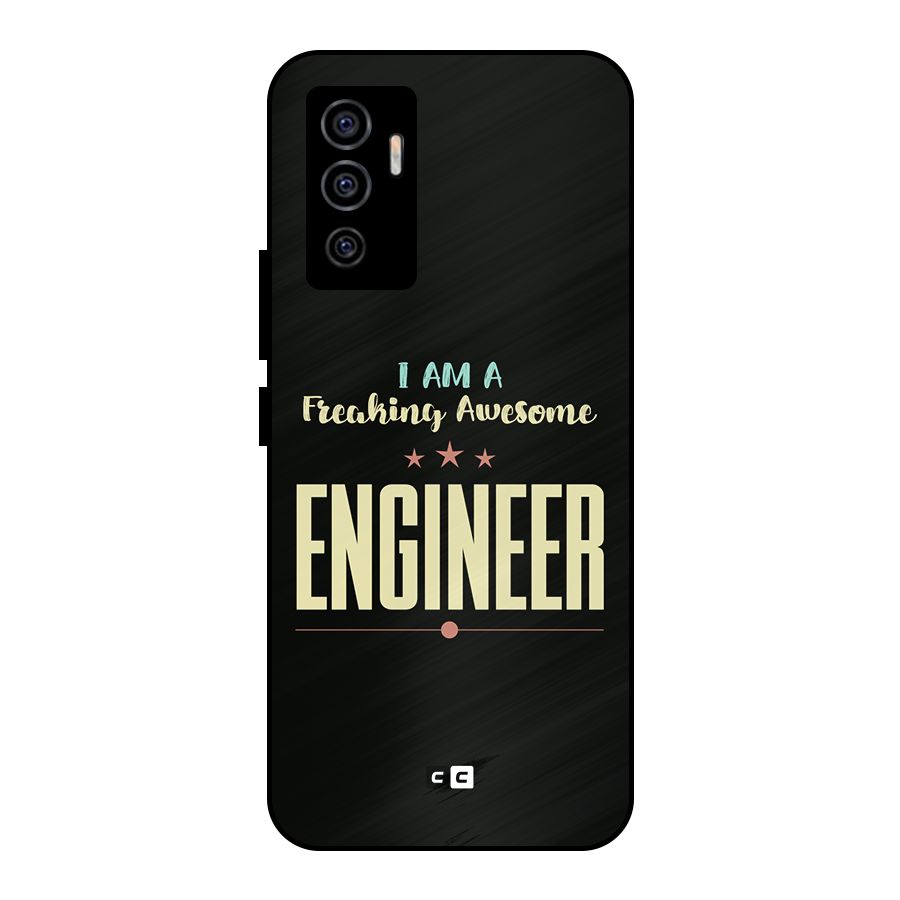 Awesome Engineer Metal Back Case for Vivo V23e