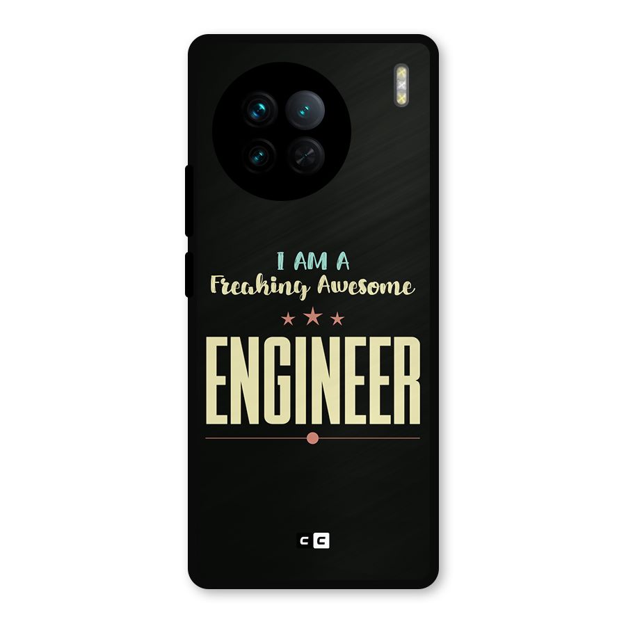 Awesome Engineer Metal Back Case for Vivo X90