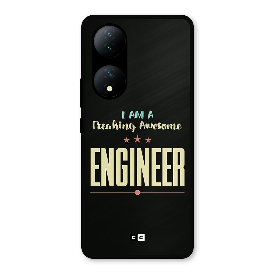 Awesome Engineer Metal Back Case for Vivo Y100