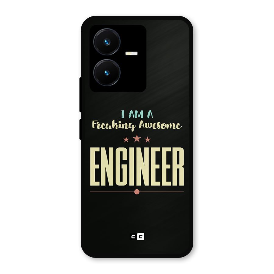 Awesome Engineer Metal Back Case for Vivo Y22