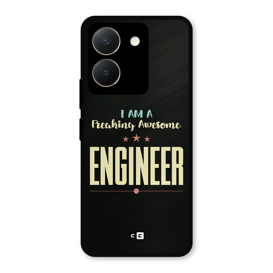 Awesome Engineer Metal Back Case for Vivo Y36