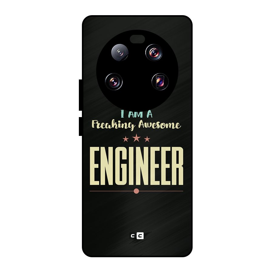 Awesome Engineer Metal Back Case for Xiaomi 13 Ultra