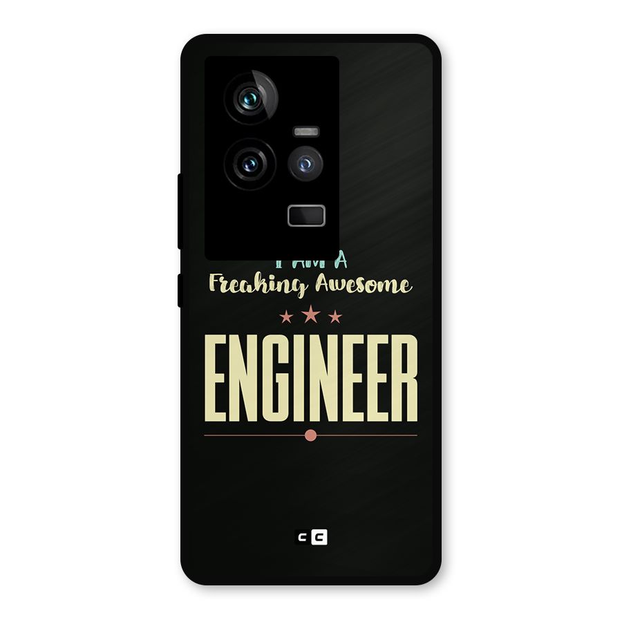 Awesome Engineer Metal Back Case for iQOO 11 5G