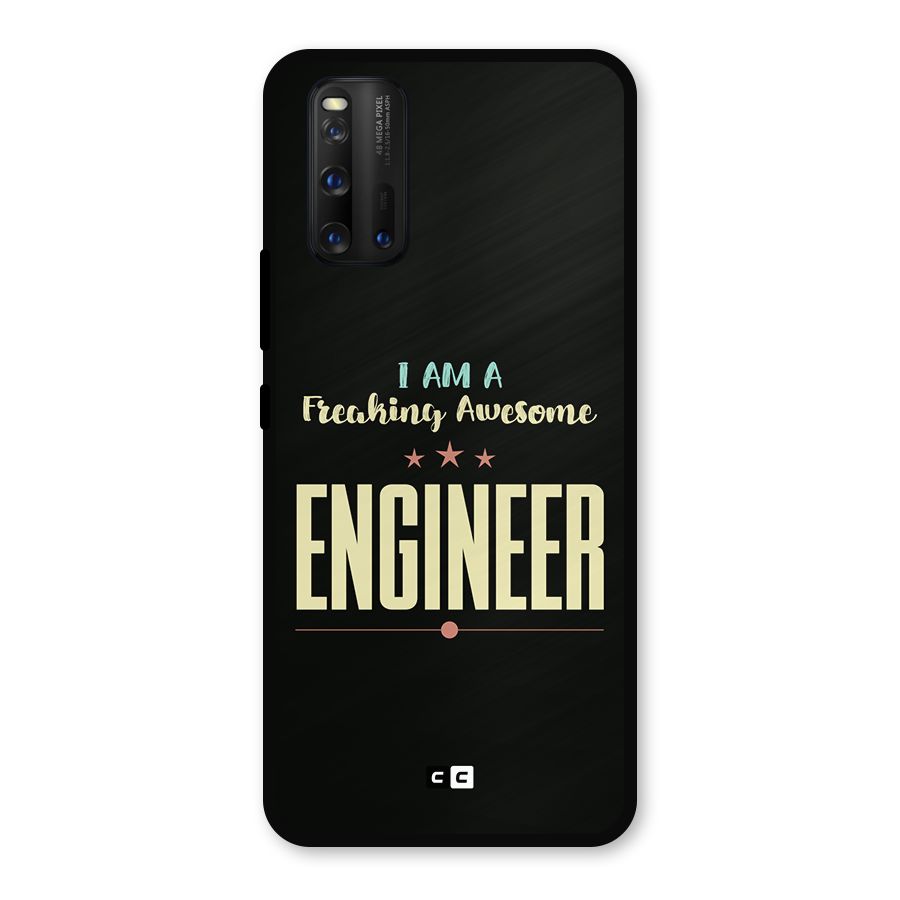 Awesome Engineer Metal Back Case for iQOO 3
