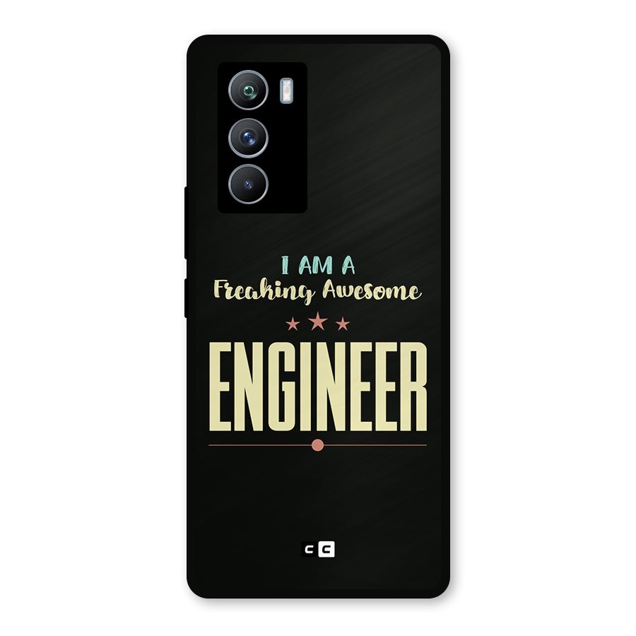 Awesome Engineer Metal Back Case for iQOO 9 SE