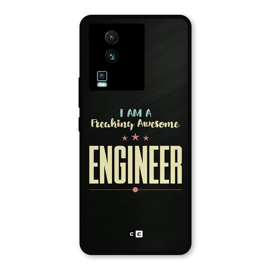 Awesome Engineer Metal Back Case for iQOO Neo 7