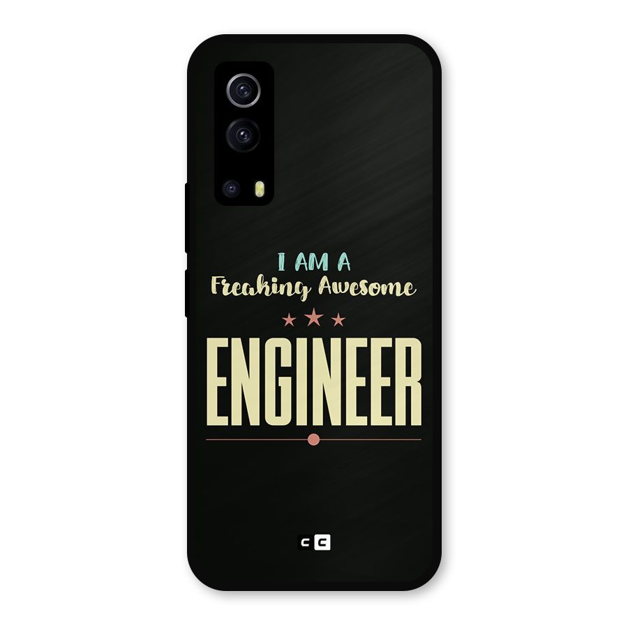 Awesome Engineer Metal Back Case for iQOO Z3