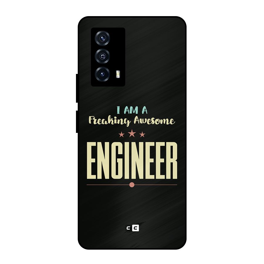 Awesome Engineer Metal Back Case for iQOO Z5