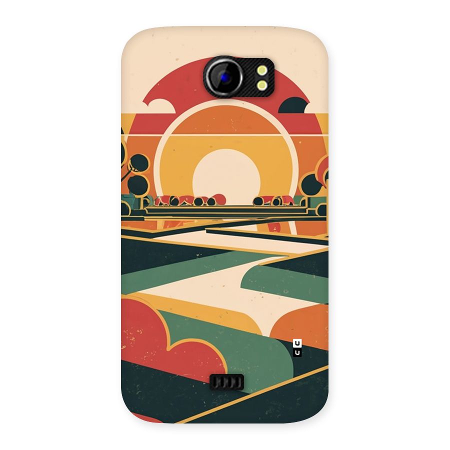 Awesome Geomatric Art Back Case for Canvas 2 A110