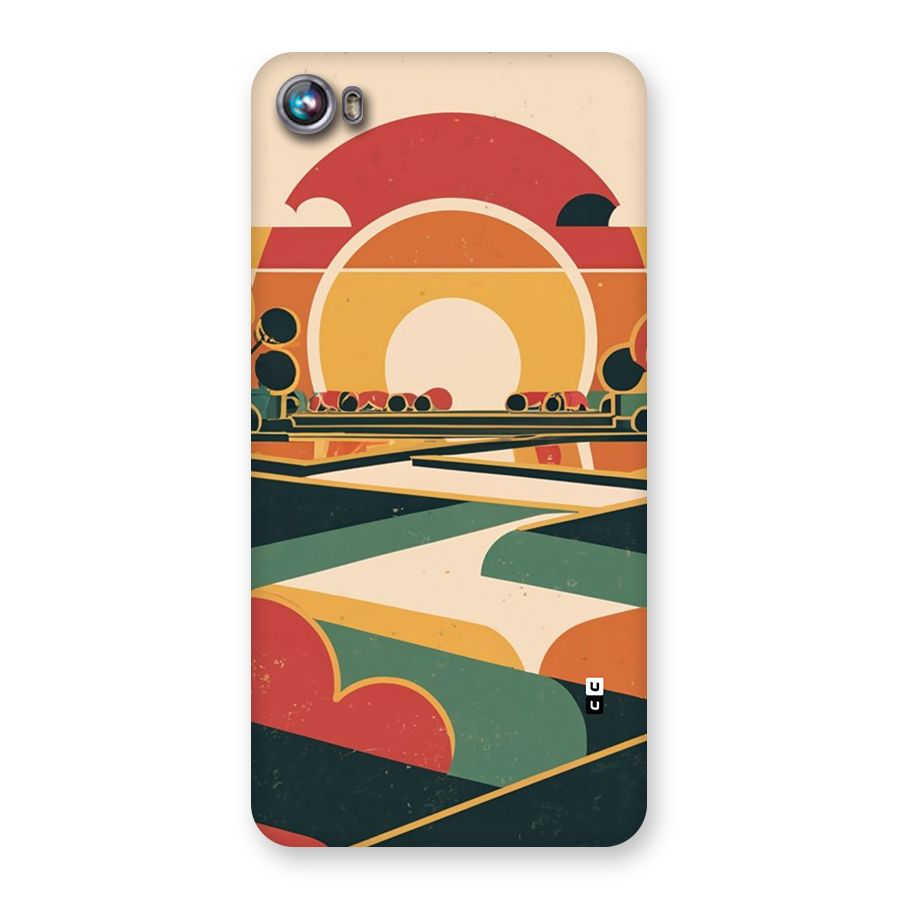 Awesome Geomatric Art Back Case for Canvas Fire 4 (A107)