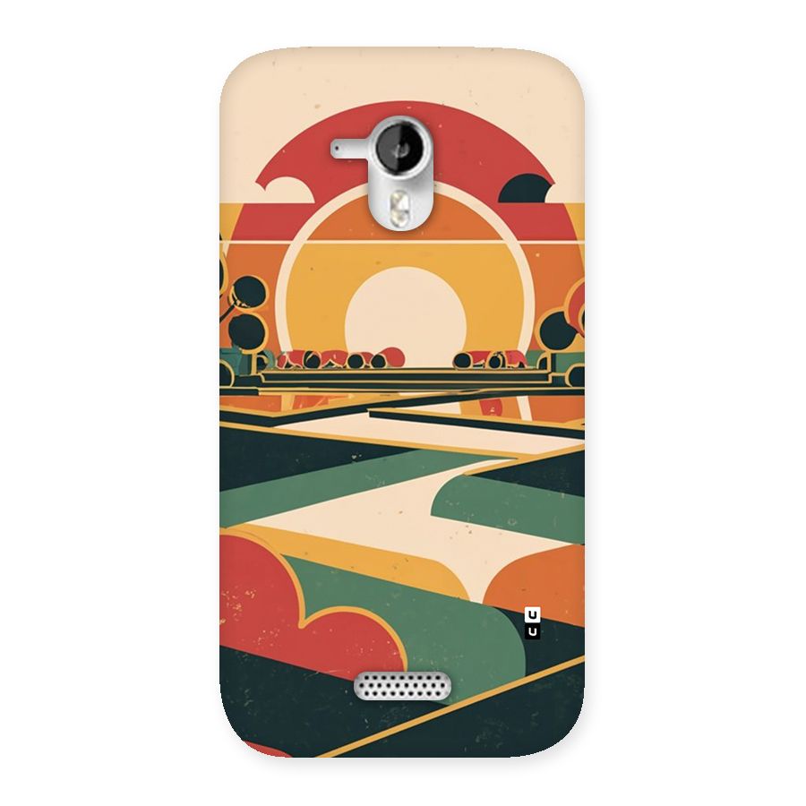 Awesome Geomatric Art Back Case for Canvas HD A116