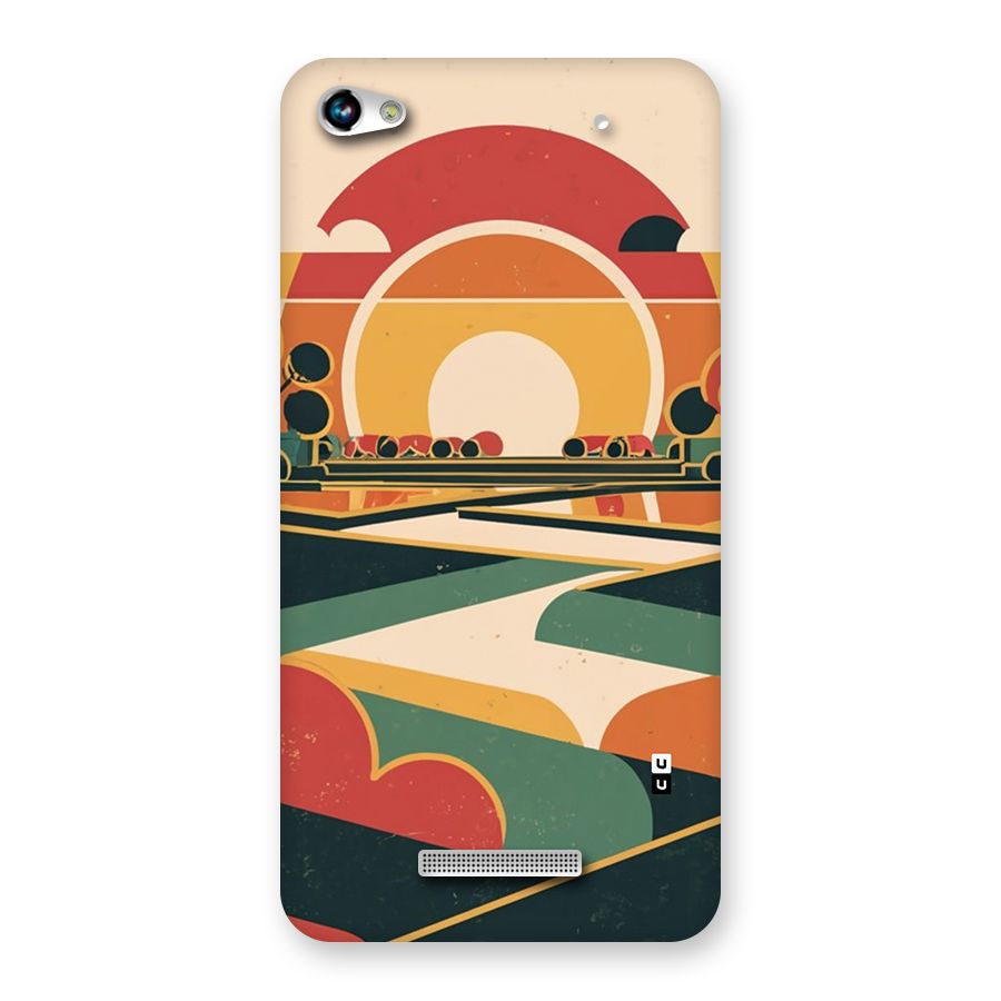 Awesome Geomatric Art Back Case for Canvas Hue 2 A316