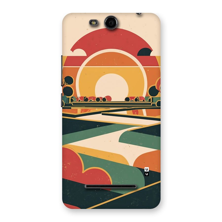 Awesome Geomatric Art Back Case for Canvas Juice 3 Q392