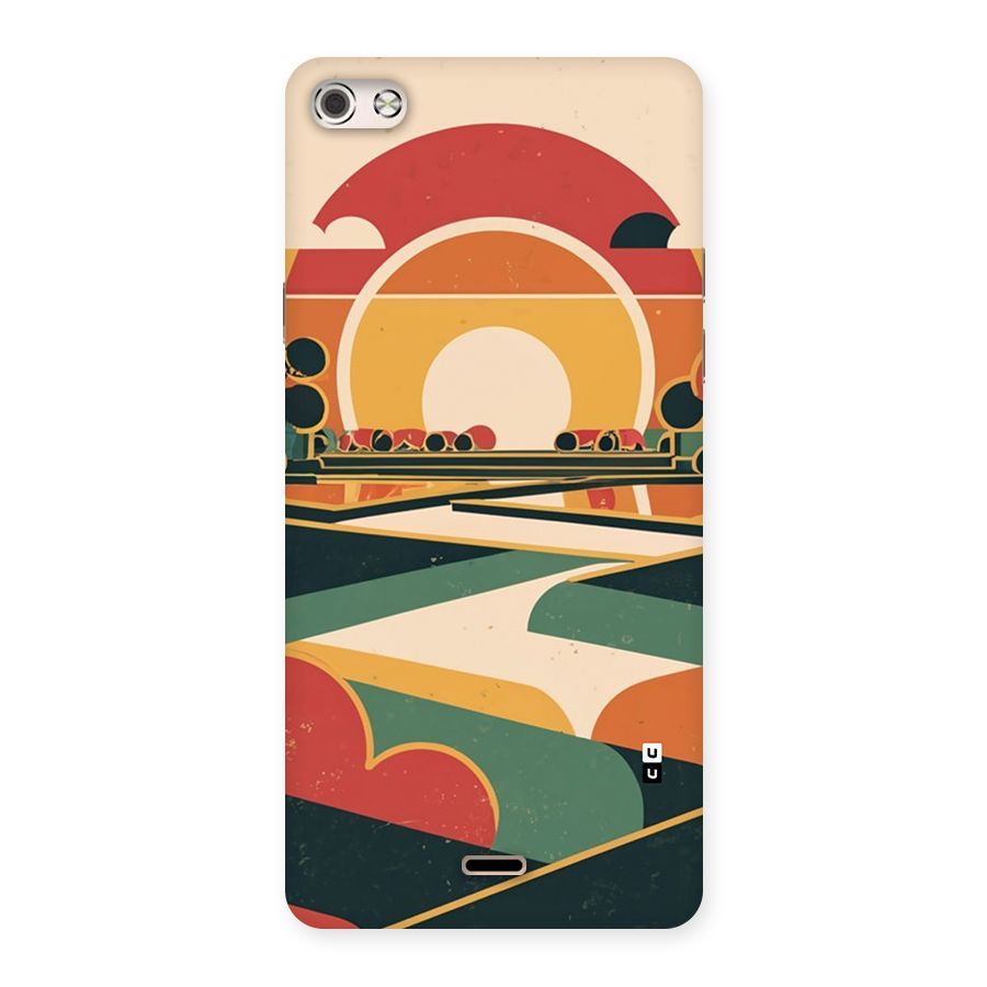 Awesome Geomatric Art Back Case for Canvas Silver 5