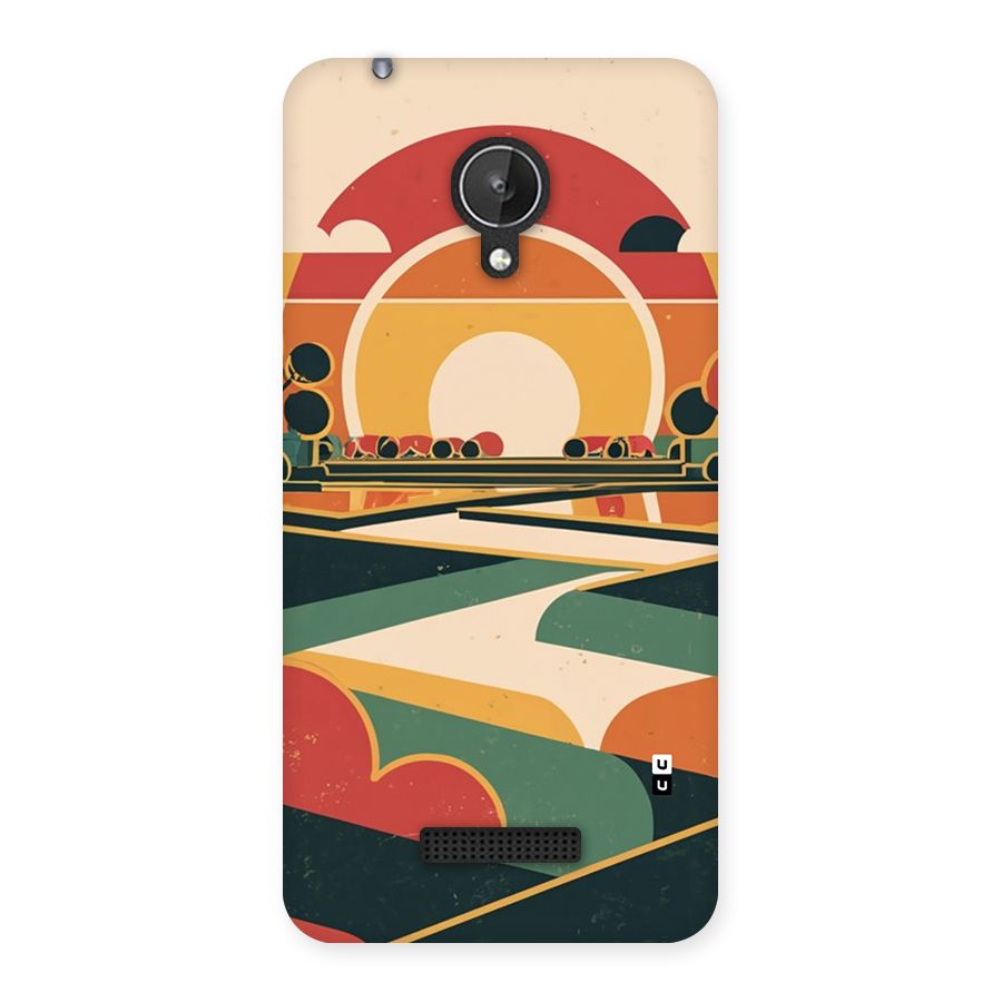 Awesome Geomatric Art Back Case for Canvas Spark Q380