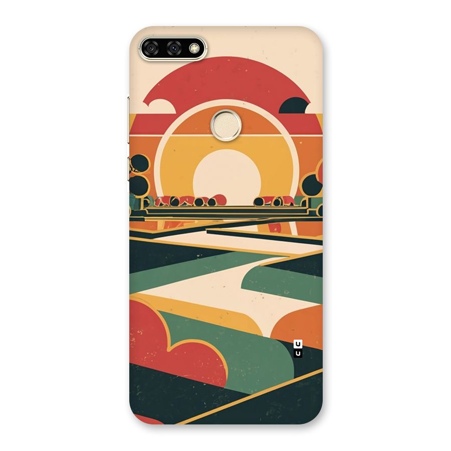Awesome Geomatric Art Back Case for Honor 7A