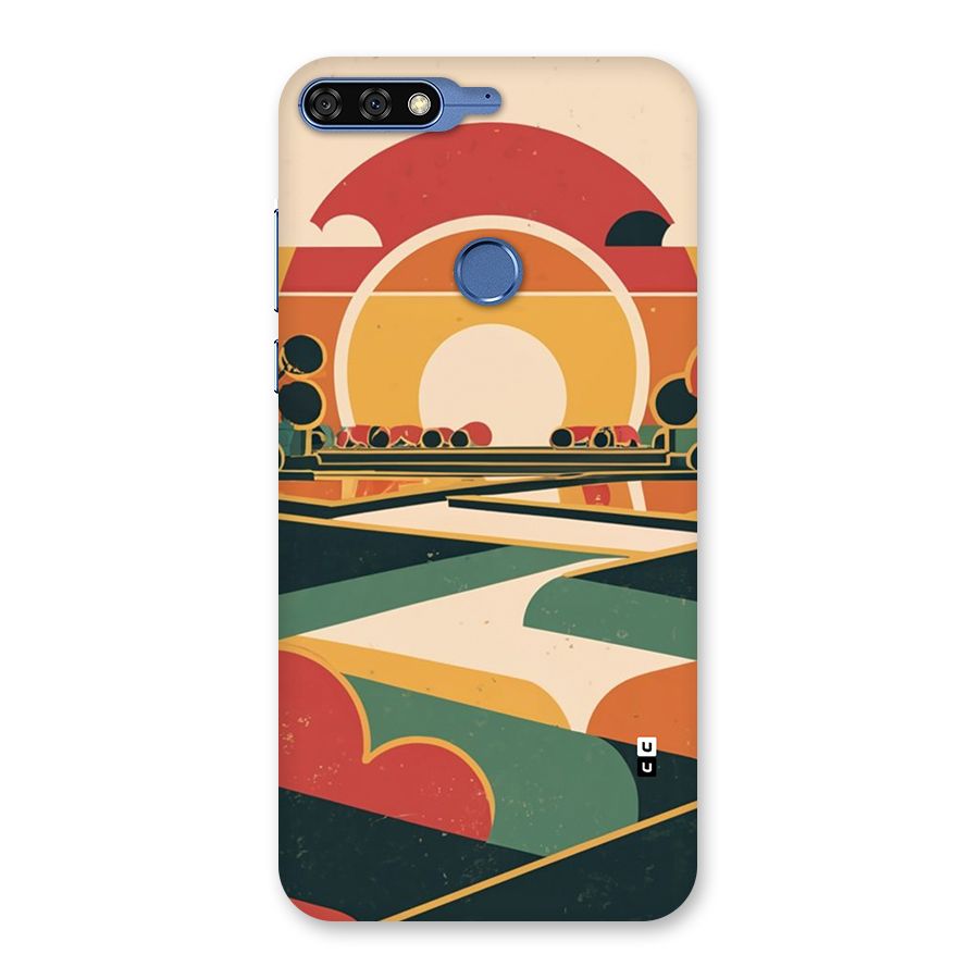 Awesome Geomatric Art Back Case for Honor 7C