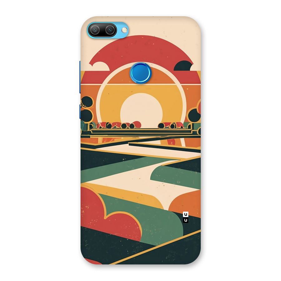 Awesome Geomatric Art Back Case for Honor 9N