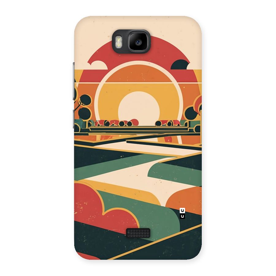 Awesome Geomatric Art Back Case for Honor Bee