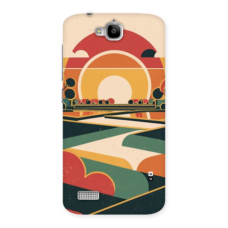 Awesome Geomatric Art Back Case for Honor Holly