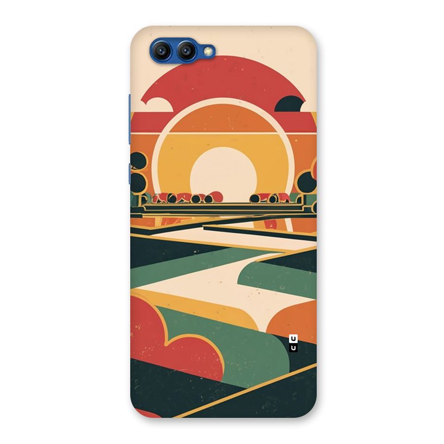 Awesome Geomatric Art Back Case for Honor View 10