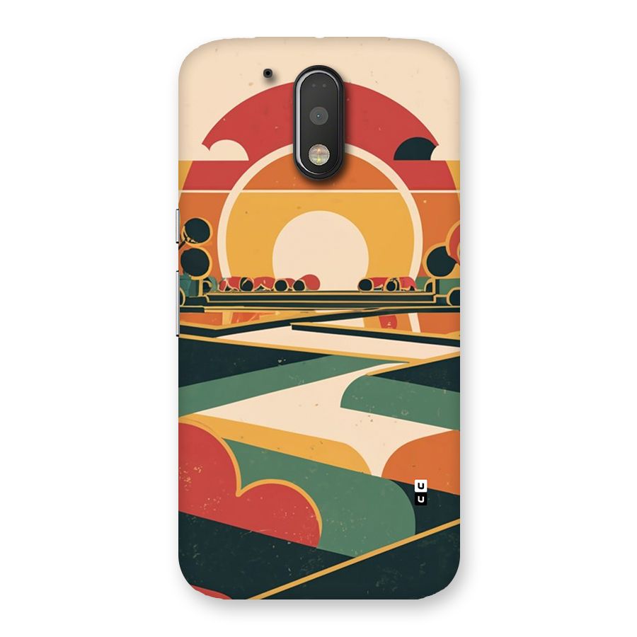 Awesome Geomatric Art Back Case for Moto G4 Plus