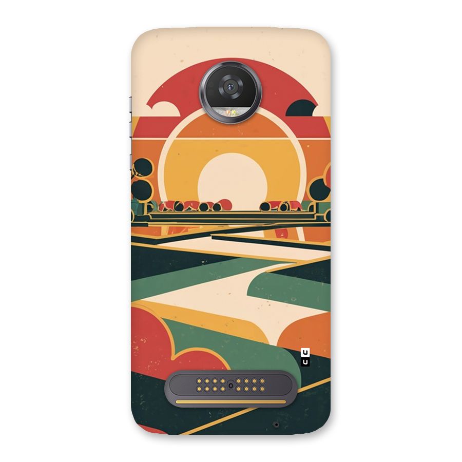 Awesome Geomatric Art Back Case for Moto Z2 Play