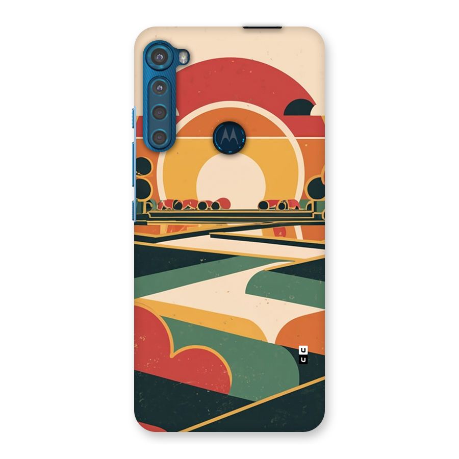 Awesome Geomatric Art Back Case for Motorola One Fusion Plus
