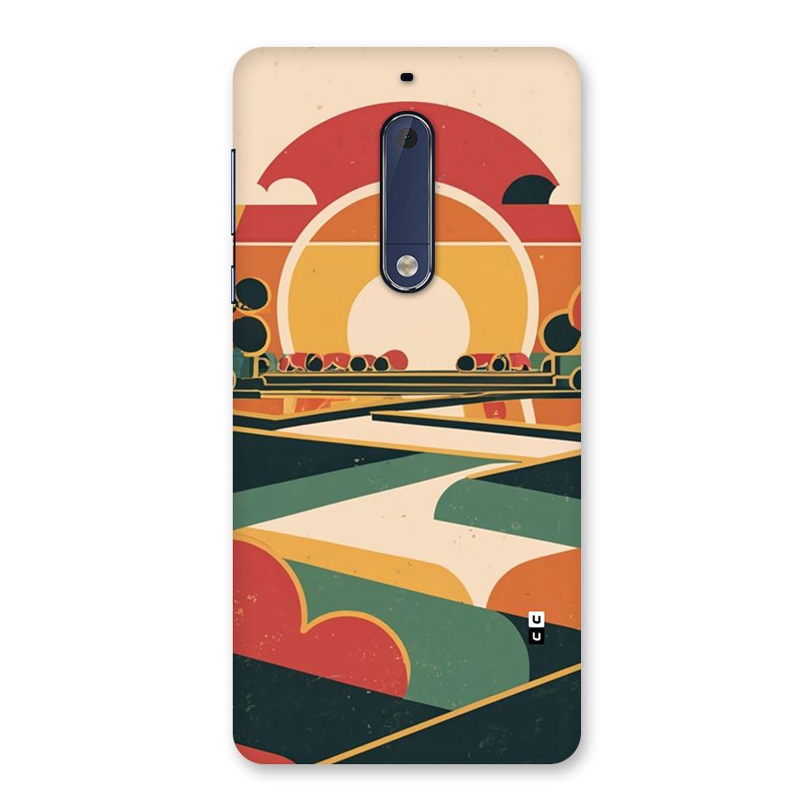 Awesome Geomatric Art Back Case for Nokia 5
