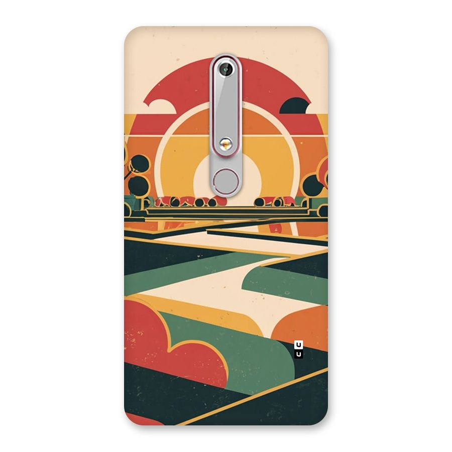 Awesome Geomatric Art Back Case for Nokia 6.1